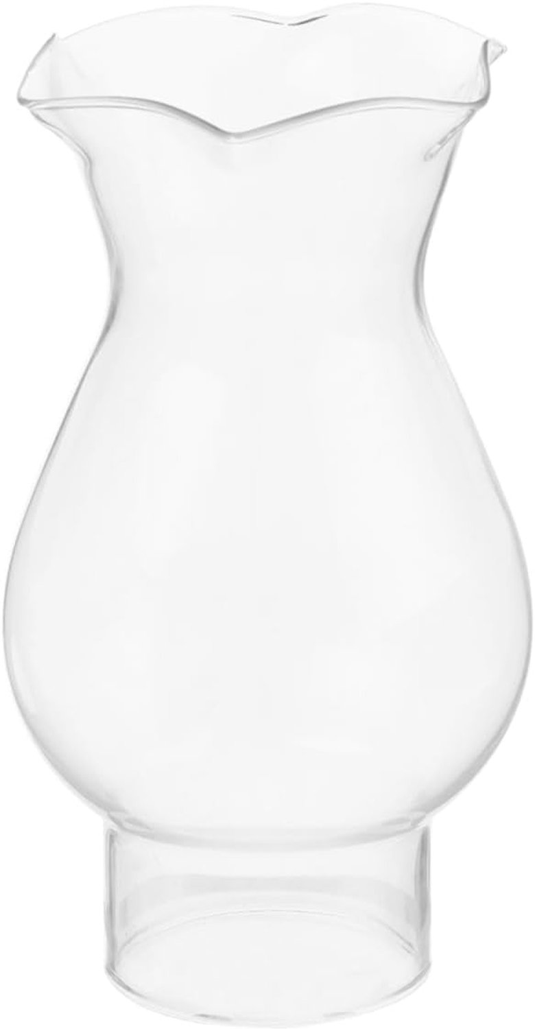 Hemobllo Lampenkap van glas voor petroleumlampen, binnen, transparant, vintage, vervanging voor open haard en lantaarn, 1 stuk, 9,00 x 5,00 x 5,00 cm