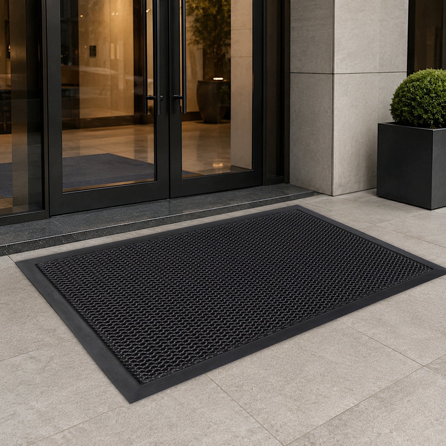 Grote Buiten Deurmat 80x120 cm - Rubberen 3D Mat