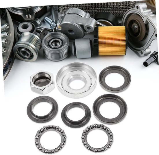 7 Stuks Stuurkolomlager buis ondersteuningssysteem vork stuurlagers mini-fiets wiellager van minibikes crossmotor accessoire mini fiets kit balhoofdlager legering — afbeelding 5