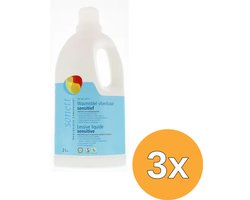 3x Sonett Wasmiddel Vloeibaar Sensitief (2000 ml)
