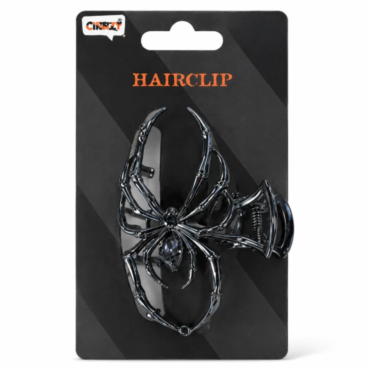 Halloween Haarclip Spin - Zwarte Spinnen Haaraccessoire - Halloween Accessoire - Feestaccessoire