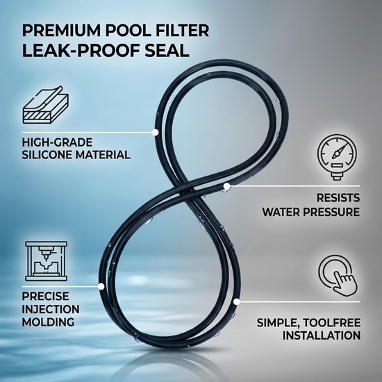 Pool Filter O Ring Vervanging Silicone Tank Deksel Afdichting — afbeelding 3