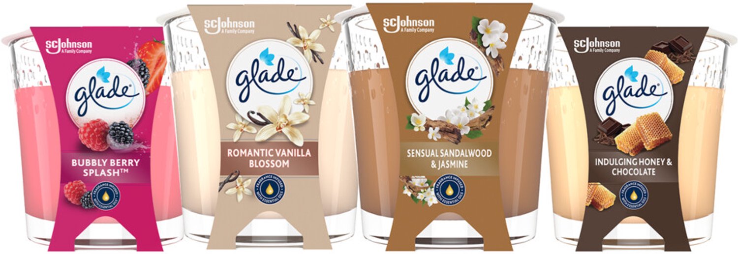 Glade Kaars Mixed 4 x 112 gr