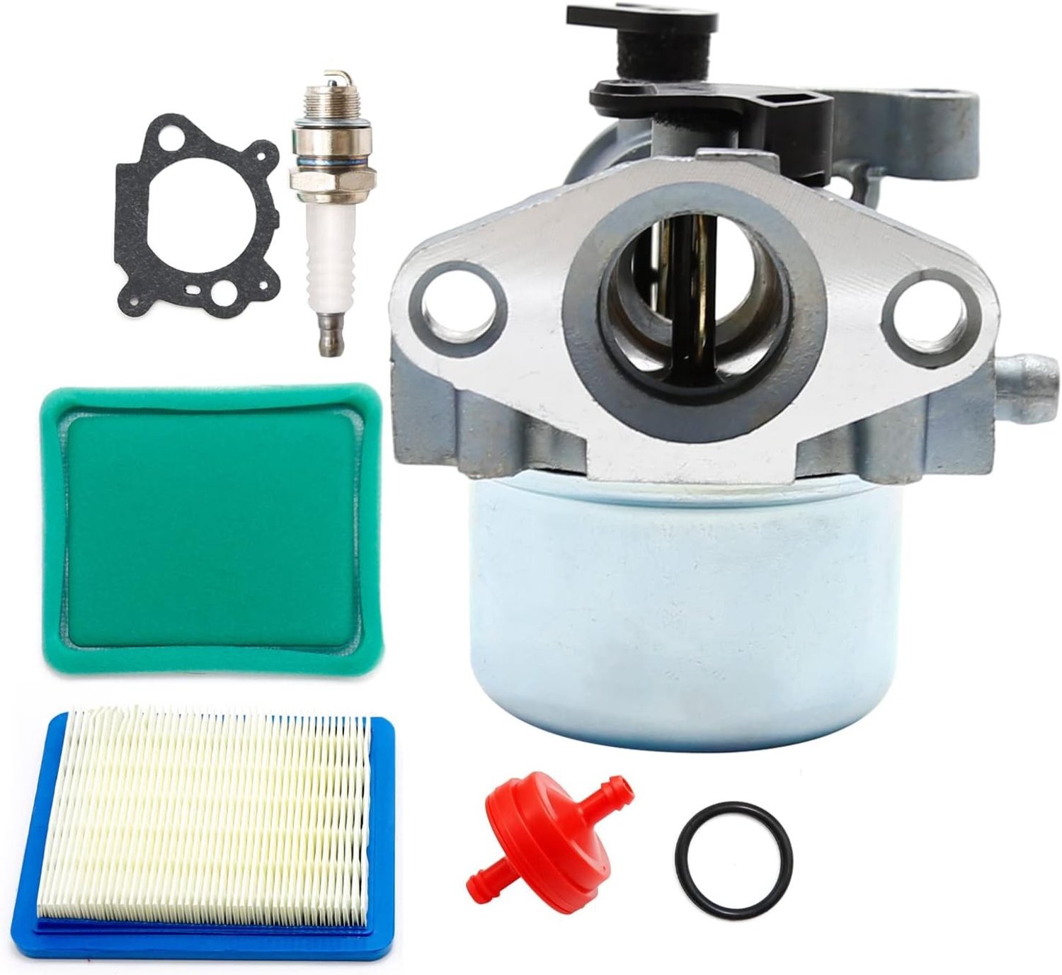 Carburetor Air Filter Tune Up Kit Replacement for 675 675ex 725ex Series Engine 799866 790845 491588S 799871 796707 794304 Craftsman 190CC Lawn Mower