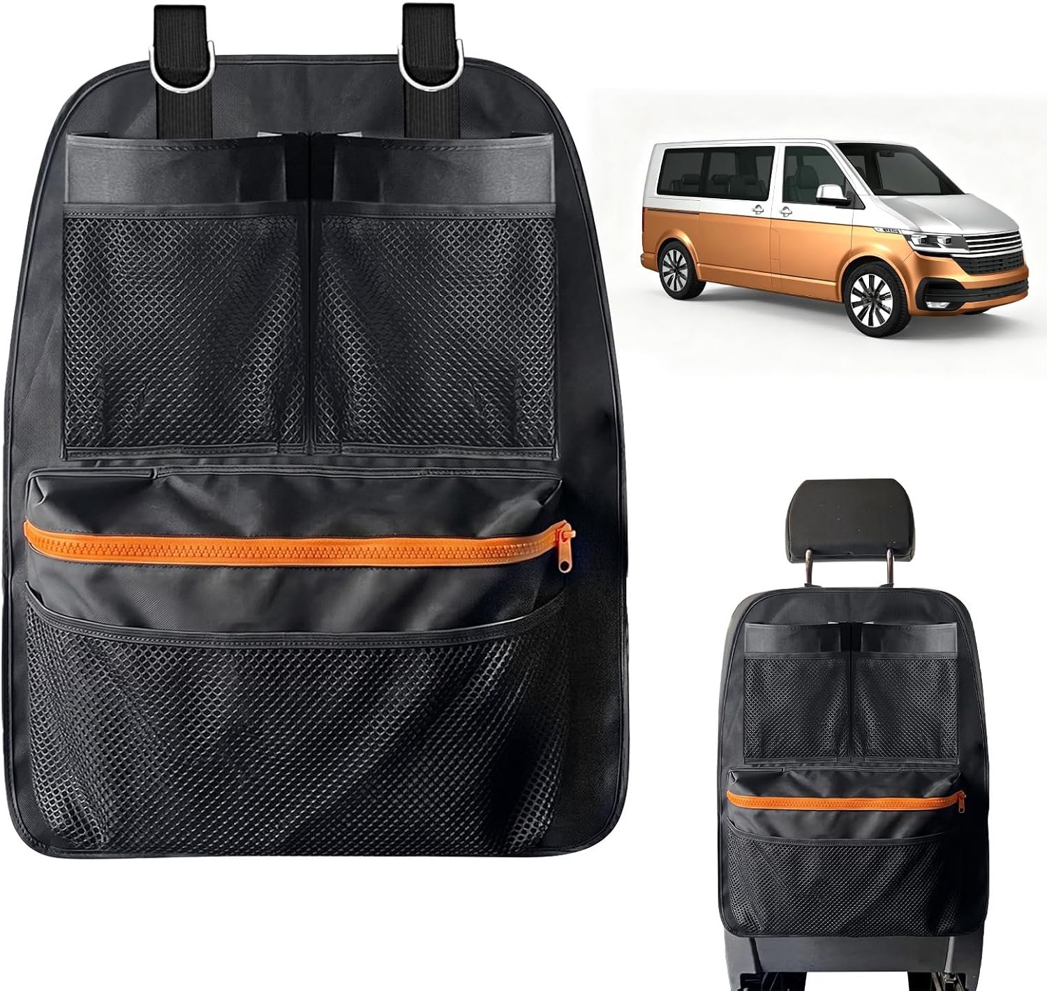 Autostoel achterzakken organizer vervanging voor VW T5/T6 California, enkel - ShopVlot