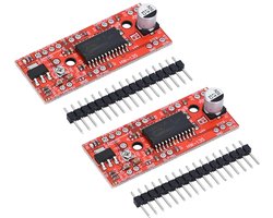 Podazz 2pcs A3967 EasyDriver Stepper Motor Driver Module 7-30V - ShopVlot