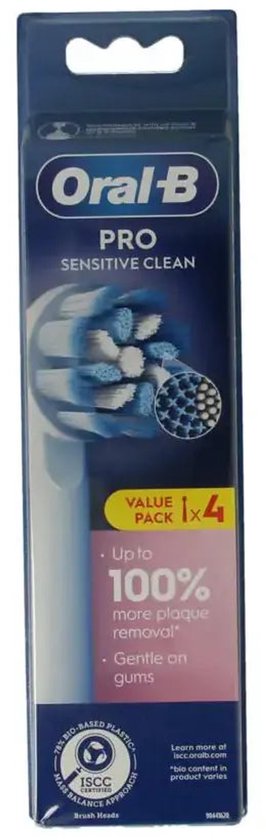 Oral-B Sensitive Clean Pro - Opzetborstels - 4 Stuks