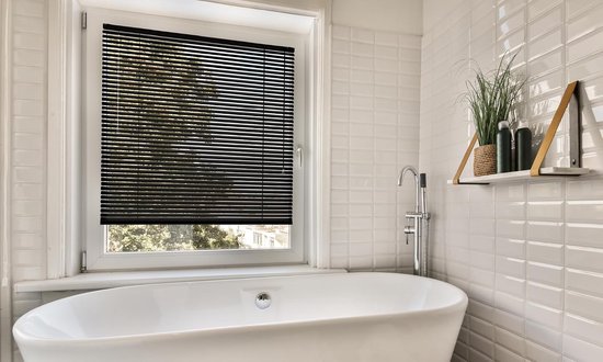 Sonello Aluminium Jaloezie voor Binnenshuis 40x130cm Klemmfix Zwart — afbeelding 5
