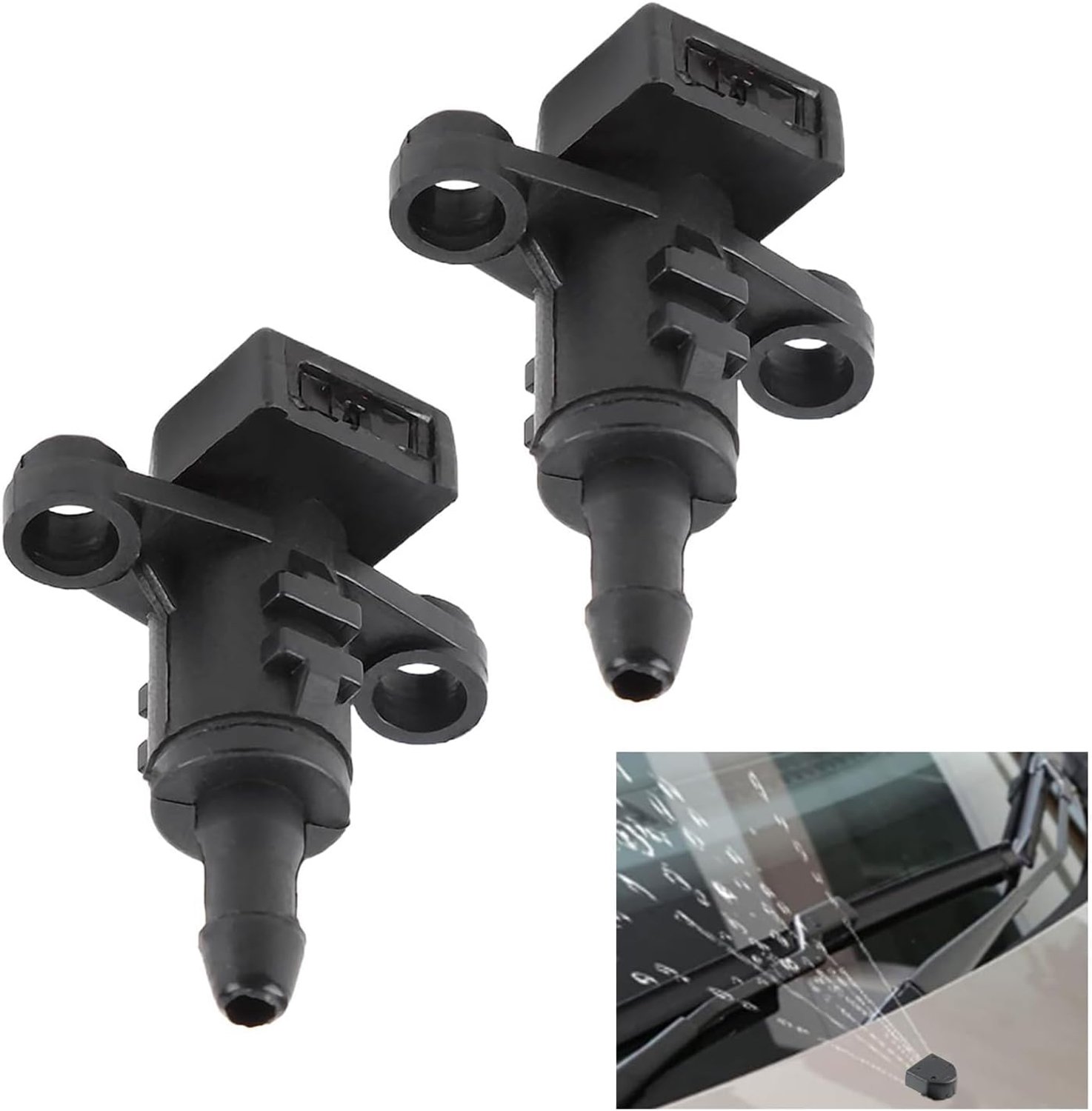 Windscreen Wiper Sprayer - 2 stuks - universel achterwisser - perfecte vervanging voor Kia Ceed, Pro Ceed en Rio - Vemera