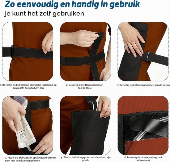 Praktische Beugel voor Urinezak, 2 Stuks, Comfortabele Bevestiging, Geschikt voor Kathetergebruik, Eenvoudige Toegang en Ondersteuning — afbeelding 4