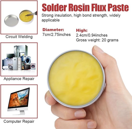 Kwalitatieve Solderpasta 10g, Geen-Reiniging Loodvrije Solderflux, Milieuvriendelijke Solderingspasta voor Elektronica, Metaal en Bouwtoepassingen — afbeelding 5