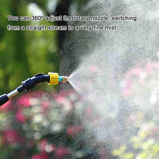 lyrlody Telescopisch Ontwerp, Multi -doeleinden, Automatische Waterafscheiding Atomiserende Fles 5l Oplaadbare Schouder Sprinkler Handheld Elektrische Spuitgereedschap Hater Player (GREEN) — afbeelding 2
