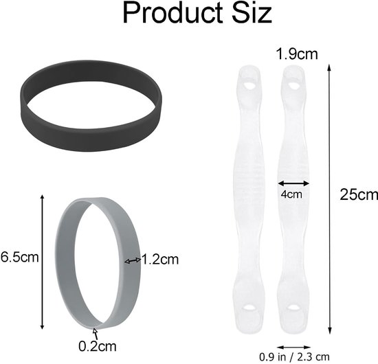 Corrector Set voor Hallux Valgus, Transparante Teenspanners en Grote Splints van Zacht Siliconen en Ademend Materiaal voor Comfort en Ondersteuning — afbeelding 5