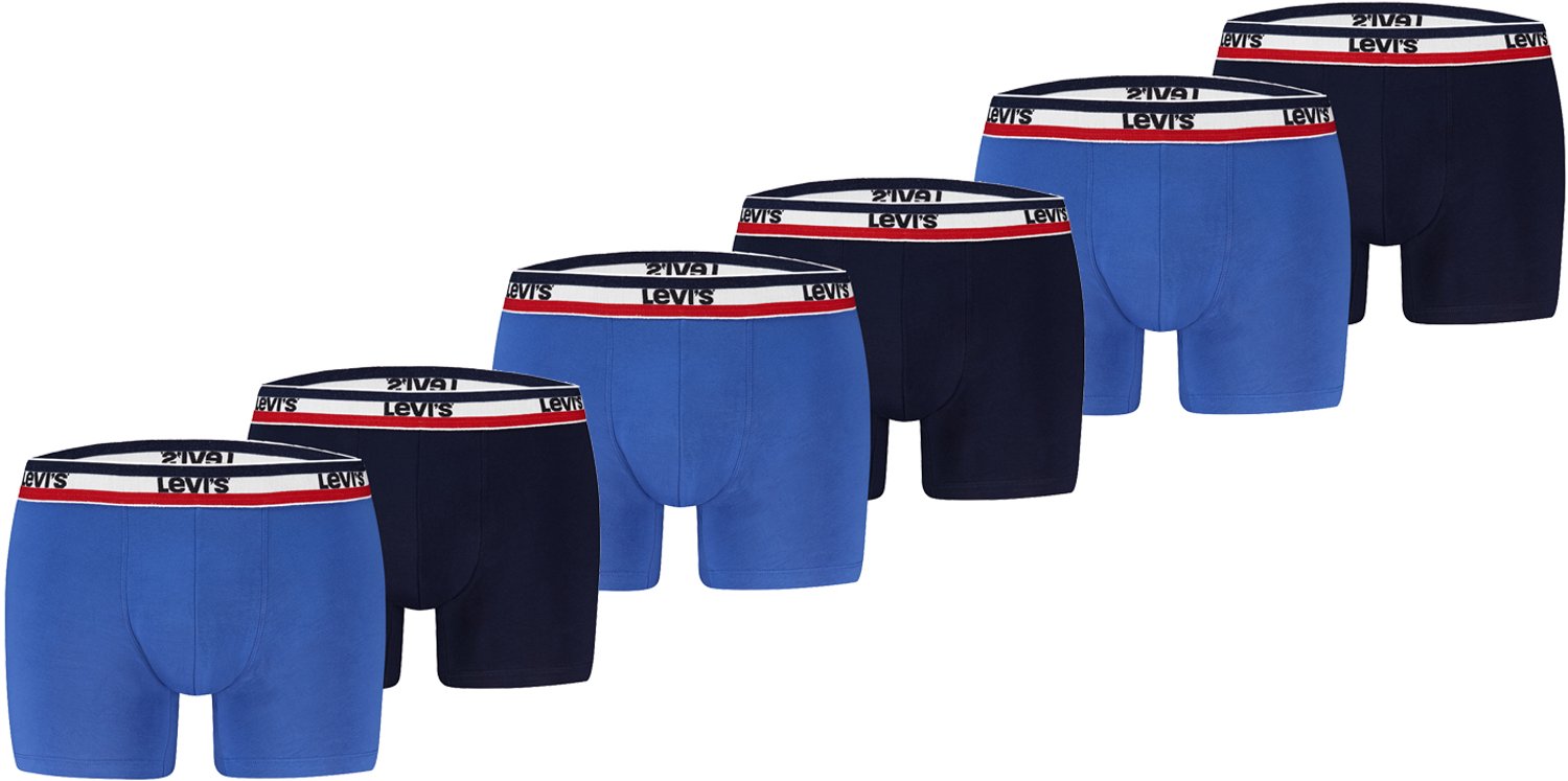 Pack of 6 men's Levis REPEAT LOGO SPW BOXER boxer shorts underwear pants