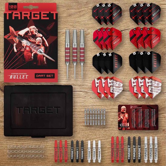 Target Stephen Bunting Brass Set 100 Pieces - Dartpijlen van Target — afbeelding 2