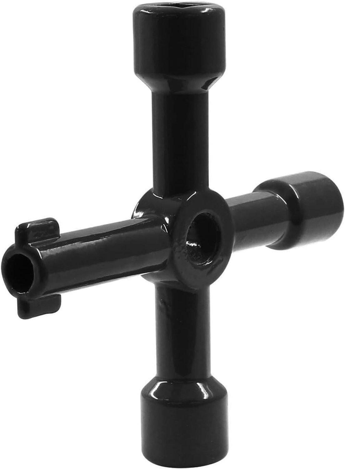 Multifunctionele Sleutel - Zilver - 7,1 x 7,1 x 0,8 cm - Zinklegering - Voor Schakelkasten en Watermeters