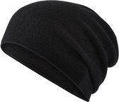 FALKE Beanie sneldrogend warm kasjmier muts unisex zwart - maat ONESIZE