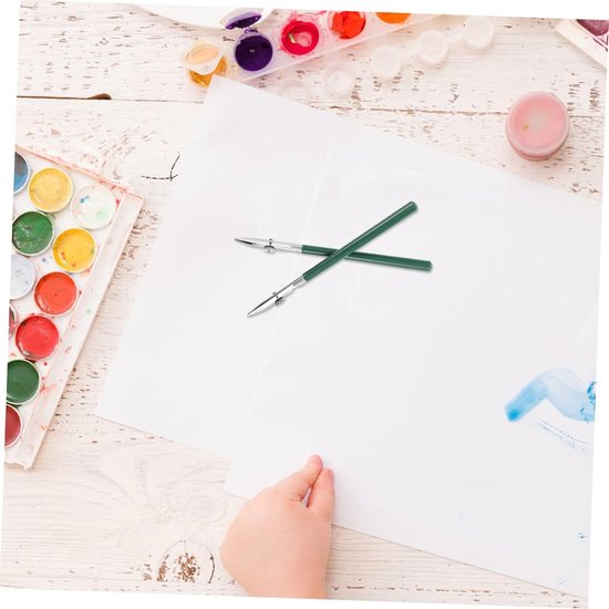 2 Stuks Duckbill Ruling Pen voor Precisie Lijntekening Ergonomische Inktpen voor Striptekeningen Technische Illustraties Masking Fluid Professionele Tekentool voor Kunstenaars — afbeelding 4