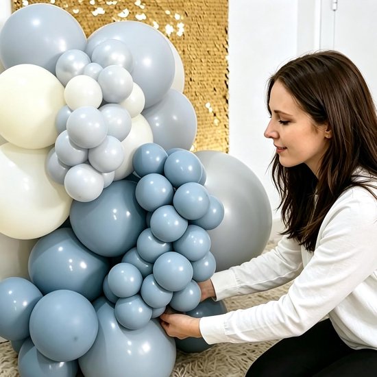 300 Stuks Transparante Elastieken voor Ballonboog rubberen banden — afbeelding 5