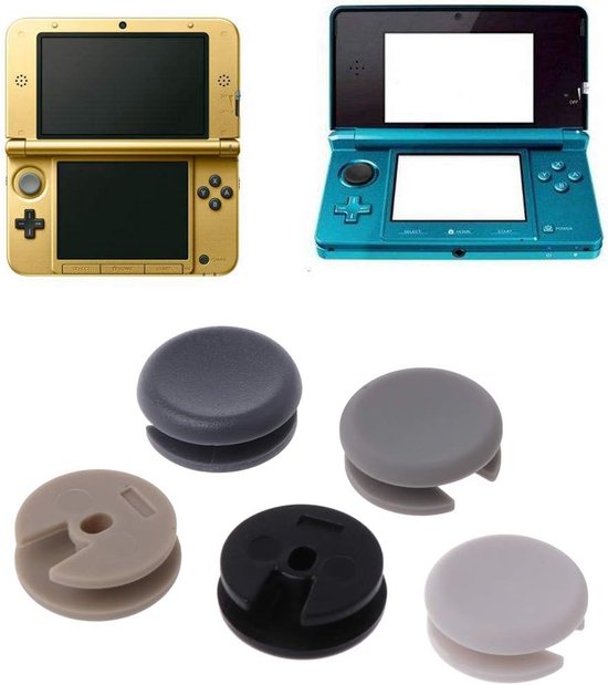 5 Stuks 3D Analoge Stick Cap Vervanging Joystick Cover Reparatie Accessoire Voor Nieuwe 3Ds/3DSLL/3DSXL Game Controller Cap Hoed — afbeelding 3