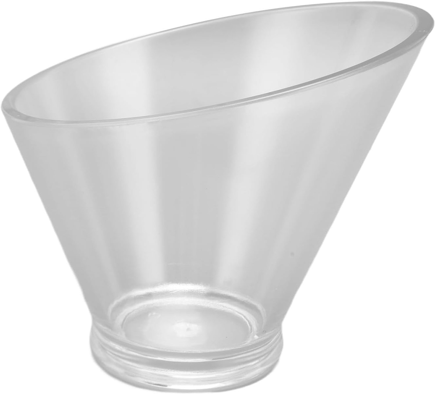 Veelzijdige slakom van acryl, elegante mengkom voor gerechten en desserts, middelgroot formaat (groot formaat 600 ml)