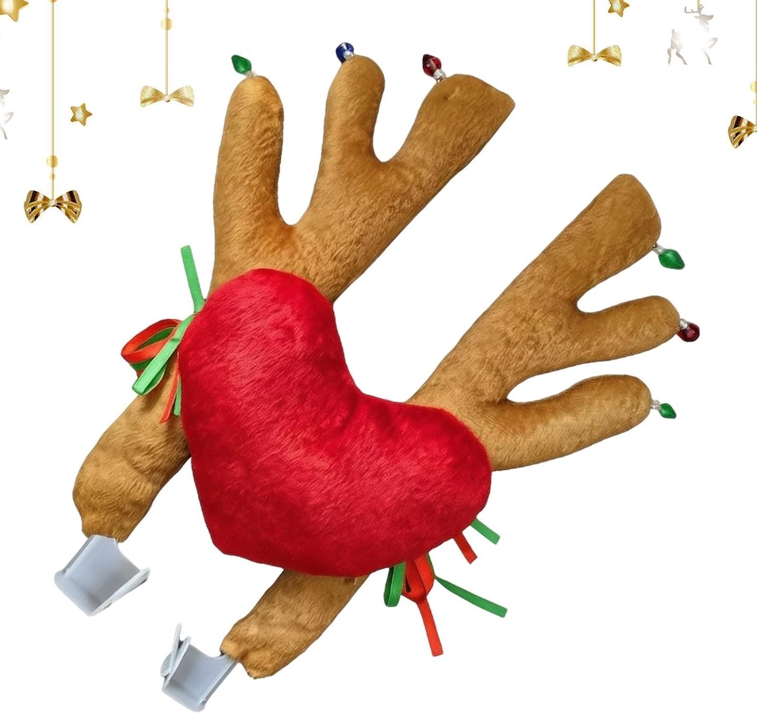 Auto Rendier Gewei Kit Leuke Kerst Vakantie Voertuig Exterieur Decor