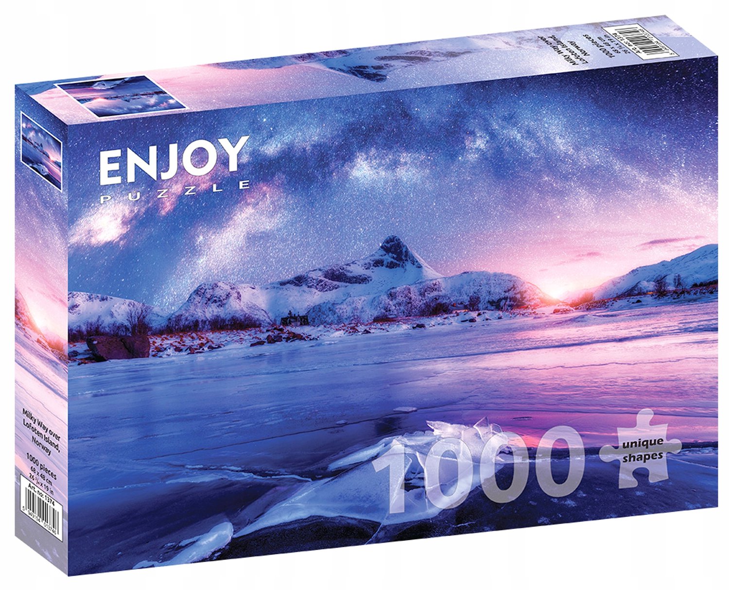 Enjoy Puzzel 1000 Stukken: Melkweg Lofoten, Noorwegen