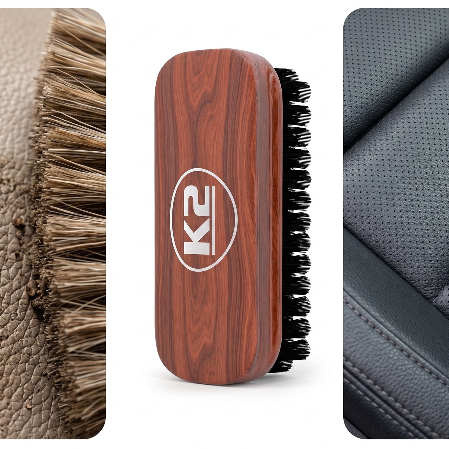 K2 Auron Brush: Zachte Reinigingsborstel voor Auto Interieur Bekleding