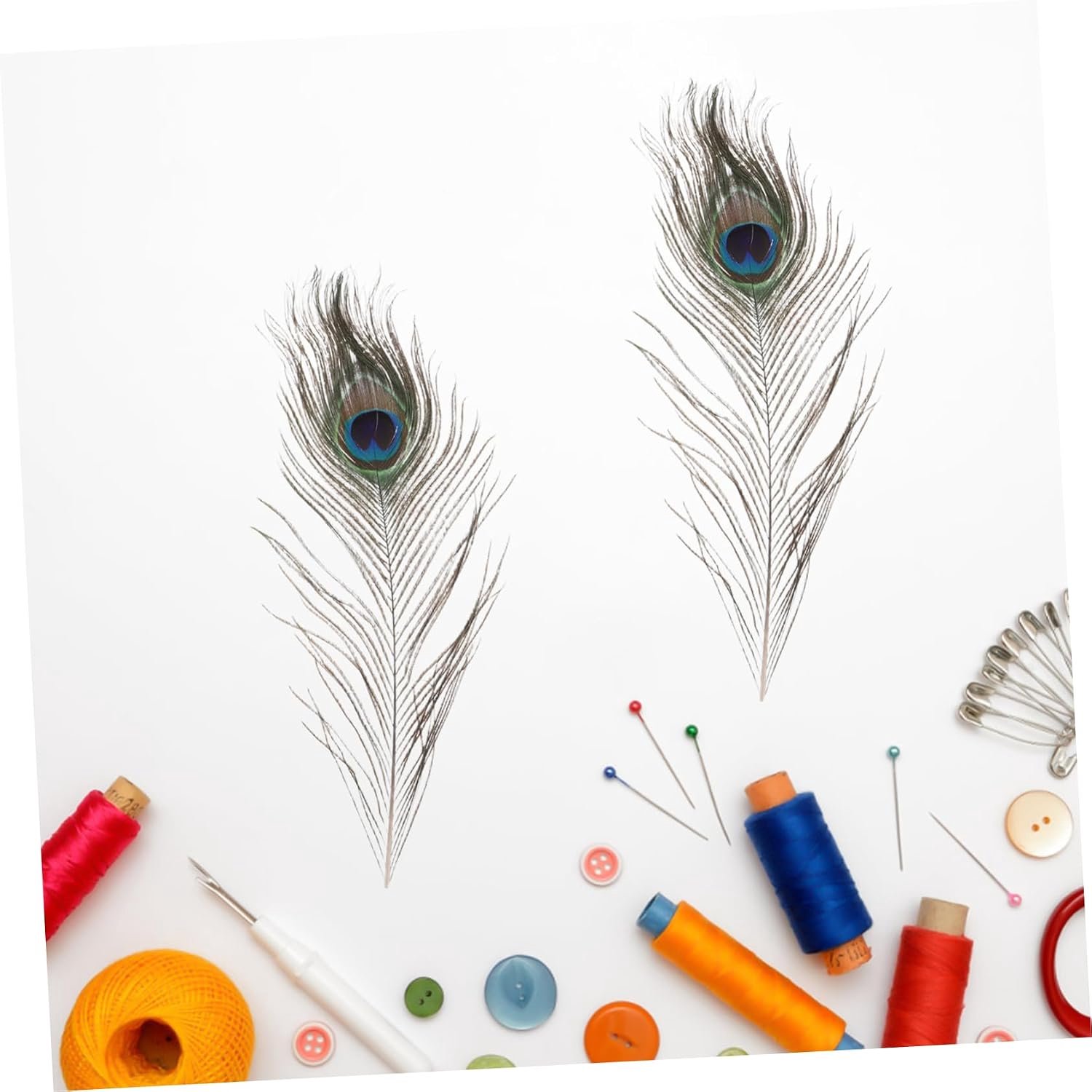 Natuurlijke fazantveren set, handgemaakt voor knutselwerk, creatieve projecten, bruiloft, feest, Halloween-decoratie