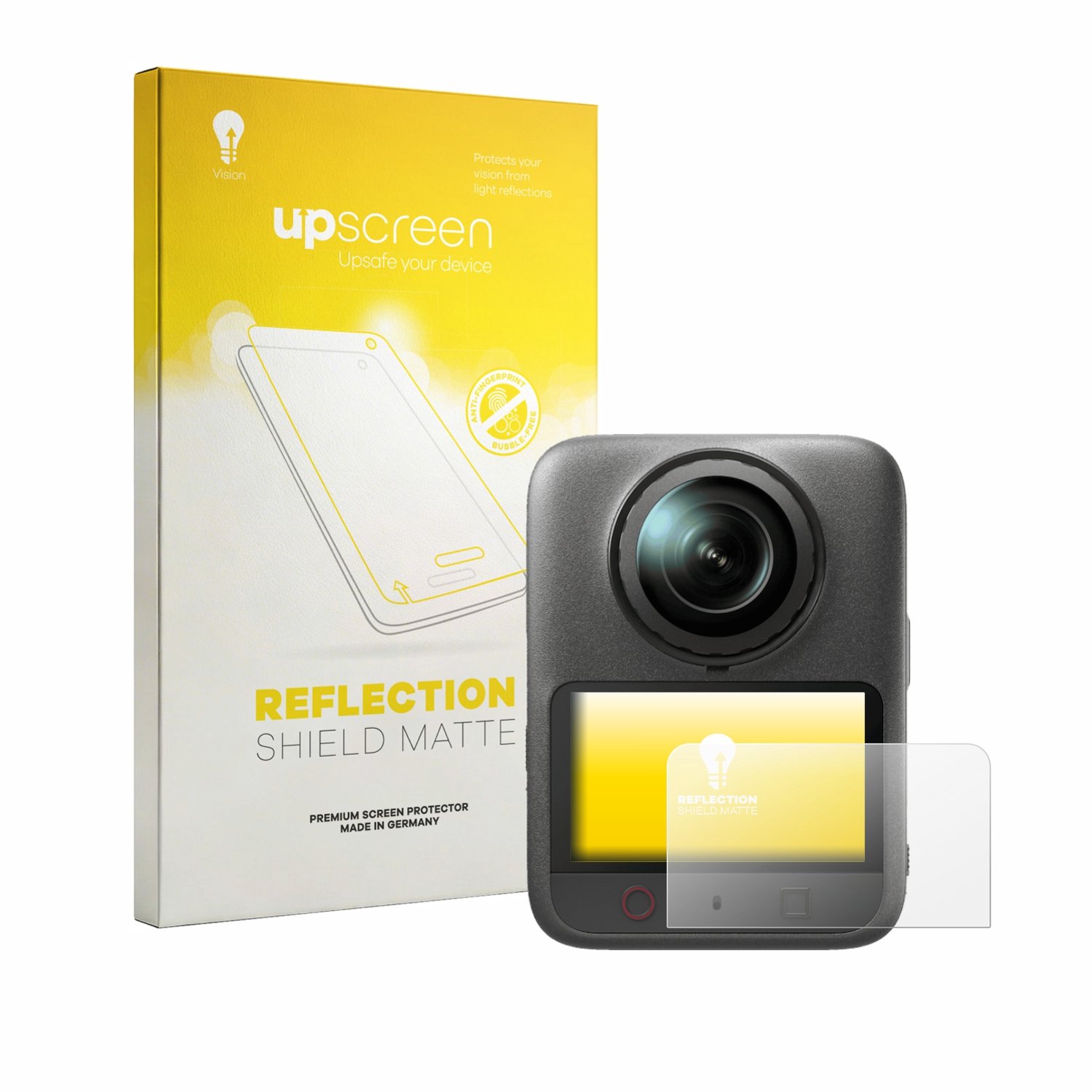 upscreen - Screenprotector voor DJI Osmo 360 II - Folie Beschermfolie anti glare matte