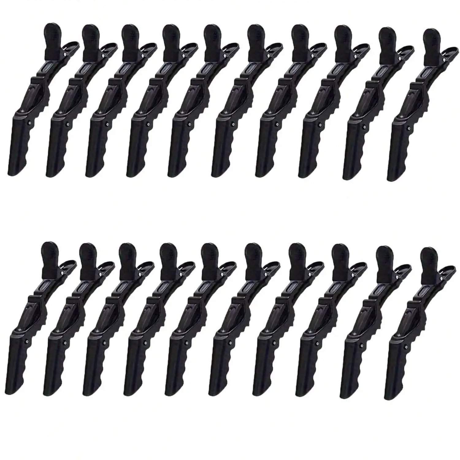 Cherrys Finds - 20 Stuks Multifunctionele Haarstylingclips - Haarclips - Haar Clips - Haar Clips Dames - Haarclips Kapper - Haar Clips Kapper - Haarclip Plat - Haarclips Plat - Zwart