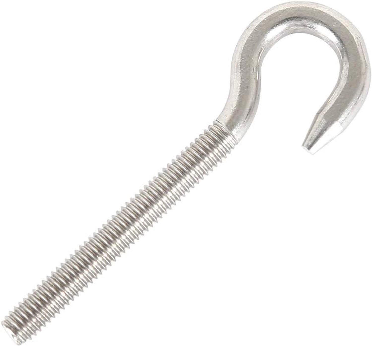M6 304 Screw Hooks Hook Bolt Stainless Screw Hook Bolt Bolts Opening Hook Cup Hook Cup-Hooks Anchor-Hook Bolt Screw - ShopVlot