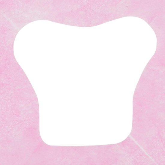 100 stuks wegwerp gezicht cradle covers hoofdsteun covers voor massagetafel of gezichtsbed, waxen bed, kuuroorden (gezicht wieghoezen) roze — afbeelding 4