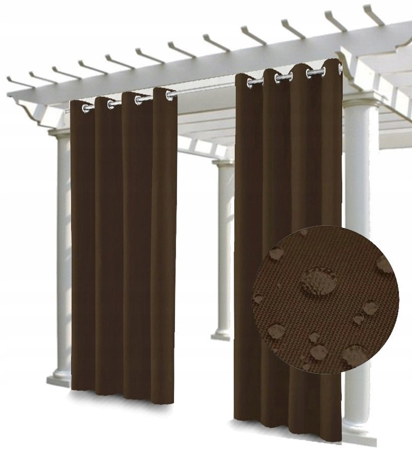 Waterdichte Tuindoek Gordijn 155x180cm voor Paviljoen, Terras, Tuin