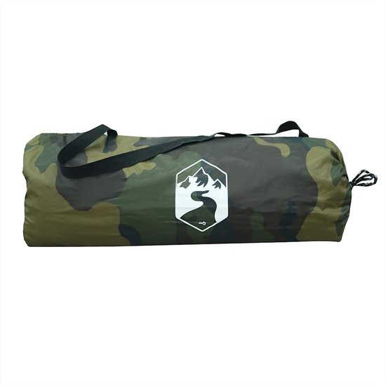vidaXL - Tunneltent - 2-persoons - waterdicht - camouflage van Vidaxl — afbeelding 2