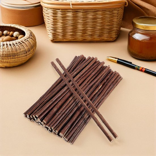 50 Stuks Decoratieve Houten Takken Houten Twijgdecoratie Natuurlijke Wilgentakken Lange Twijgen Natuurlijke Boomtakstokken — afbeelding 2