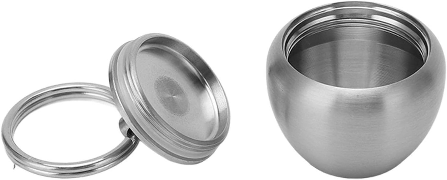 Jeanoko Draagbare Capsuledoos, Set van 2 met Luchtdichte Afdichting, voor