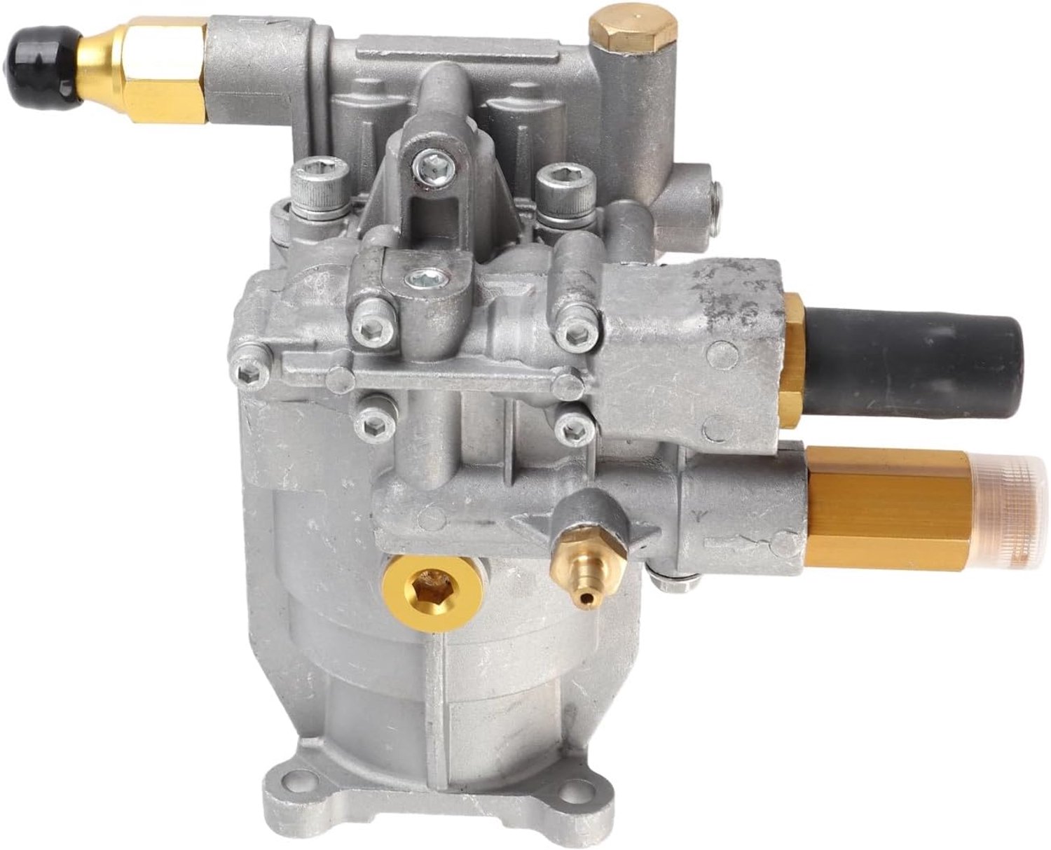 Hogedrukreinigerpomp, 180-250Bar 2,2-2,4GPM Elektrische Waspomp Roestbestendigheid voor Autozwembad voor 3/4 Inch Horizontale Asmotor