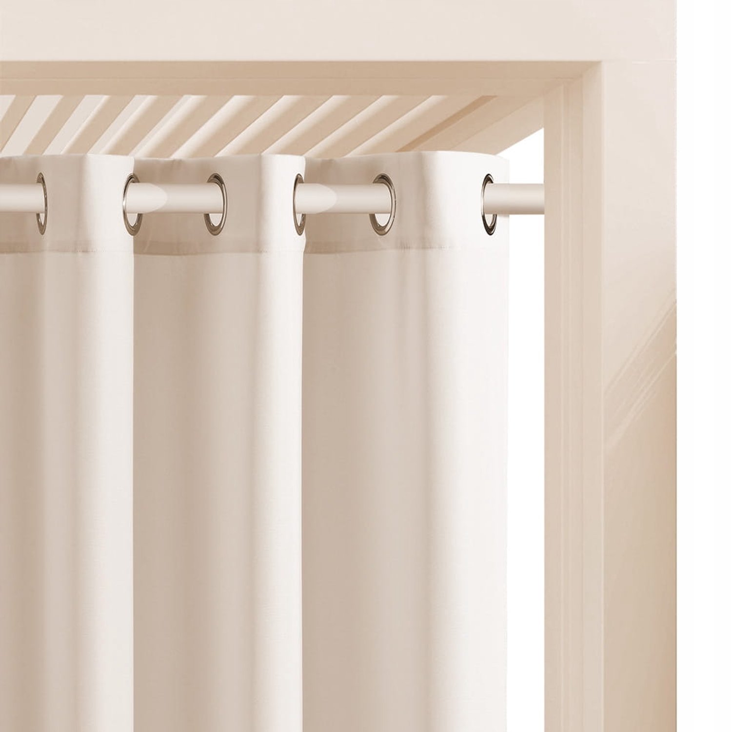 Tuinhuis Gordijn Pergola Terras 140x200 cm - Beige