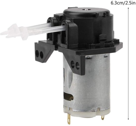 Peristaltische Pomp, Pompen & Filters Luchtpomp Accessoires DC12V/24V Doseerpomp DIY Peristaltische Buiskop voor Aquarium Lab Chemische Analyse (Zwart 12v 1 * 3) — afbeelding 4