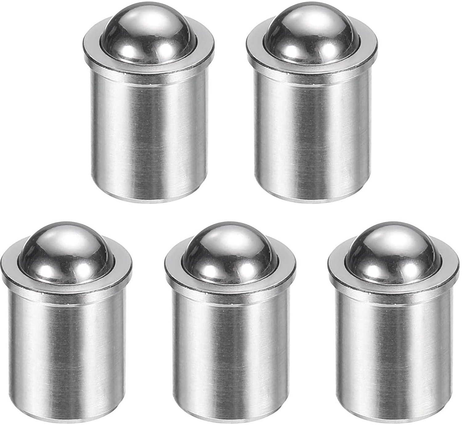kogelpunt veerpennen 10 x 13 mm - roestvrij staal - 80N elasticiteit - geschikt voor deur en kast - 5 stuks - ServiceTopper