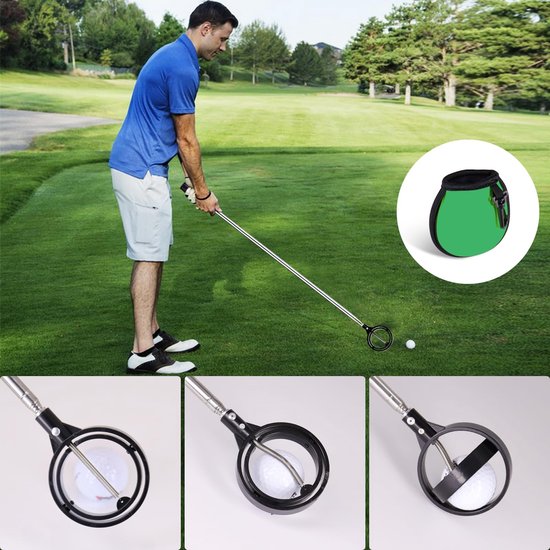 Telescopische Golfbalverzamelaar van RVS — afbeelding 2