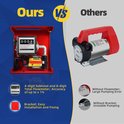 Automatische Diesel Pomp met Flowmeter voor Mobiele Brandstofoverdracht — afbeelding 3