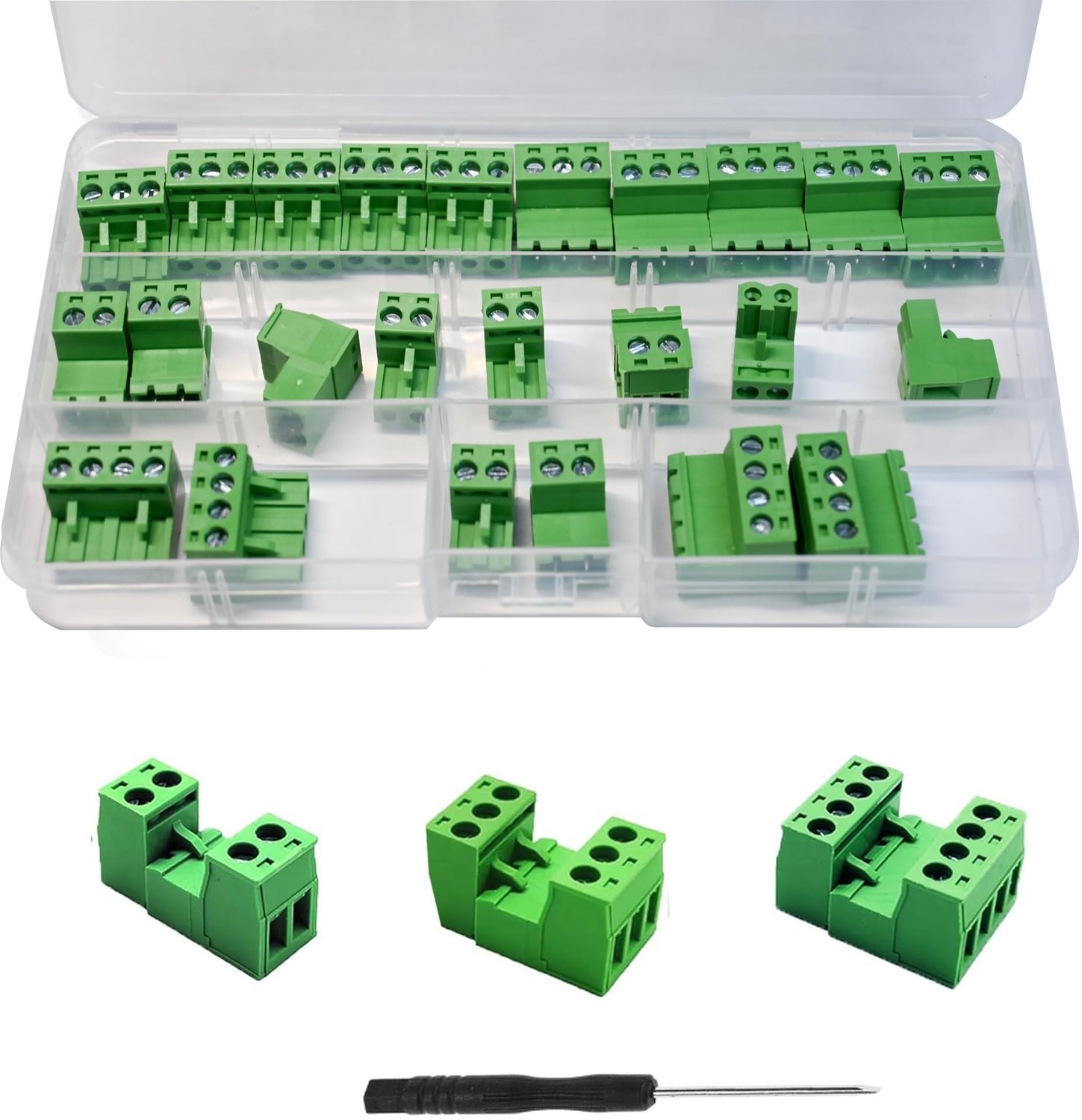12 Pairs Schroef Terminals voor Elektrische Aansluitingen