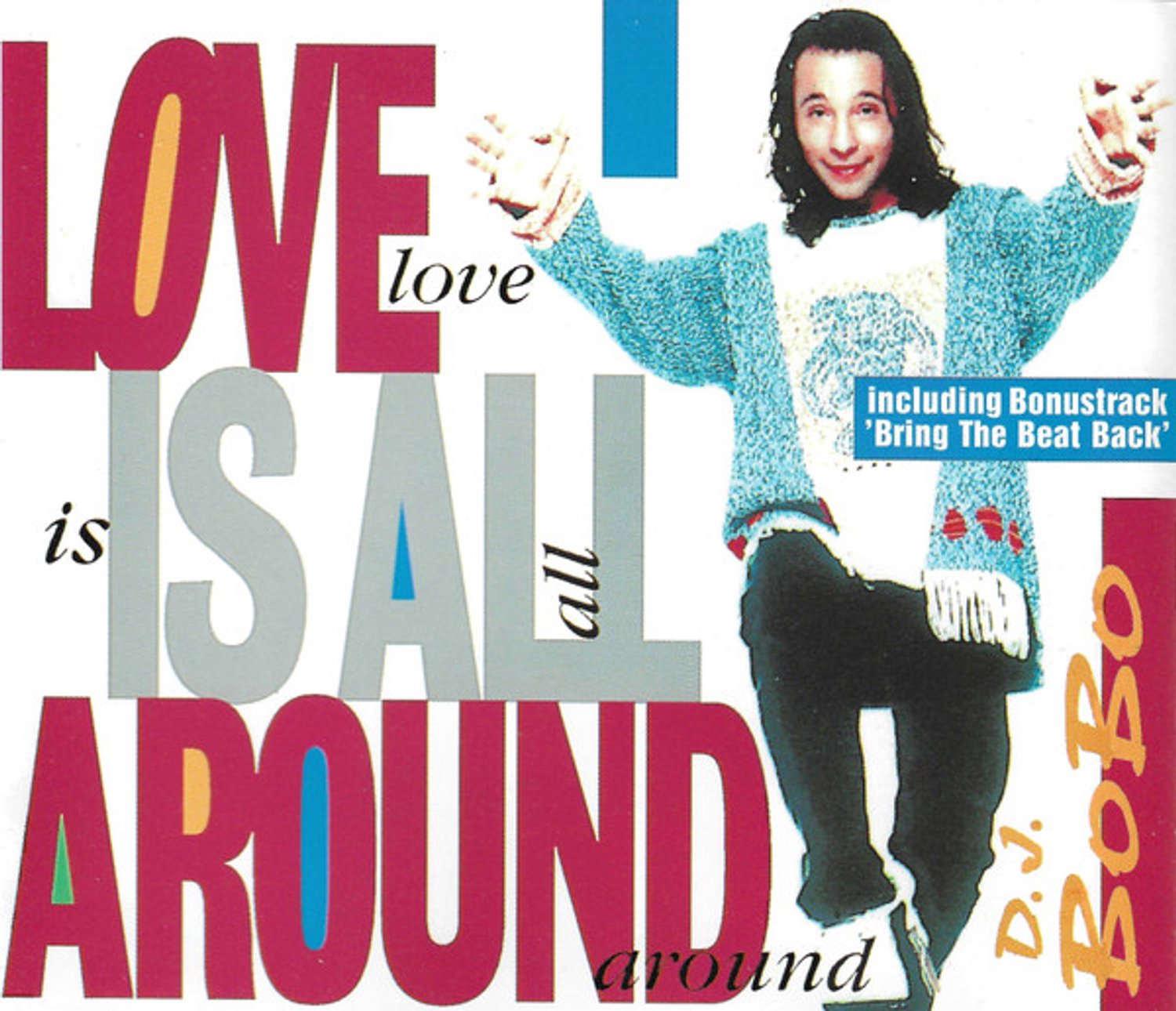 Dj Bobo love is all around 4 Track cd-Maxi single