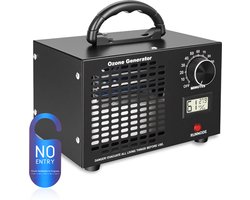 Ozon Generator – Ozonmachine voor Geurverwijdering – Luchtbehandeling Accessoire - 60000 mg/u - Timerfunctie - EU Stekke