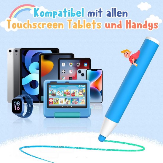 Set van 3 Rubber Stylus Pennen voor Kinderen — afbeelding 5