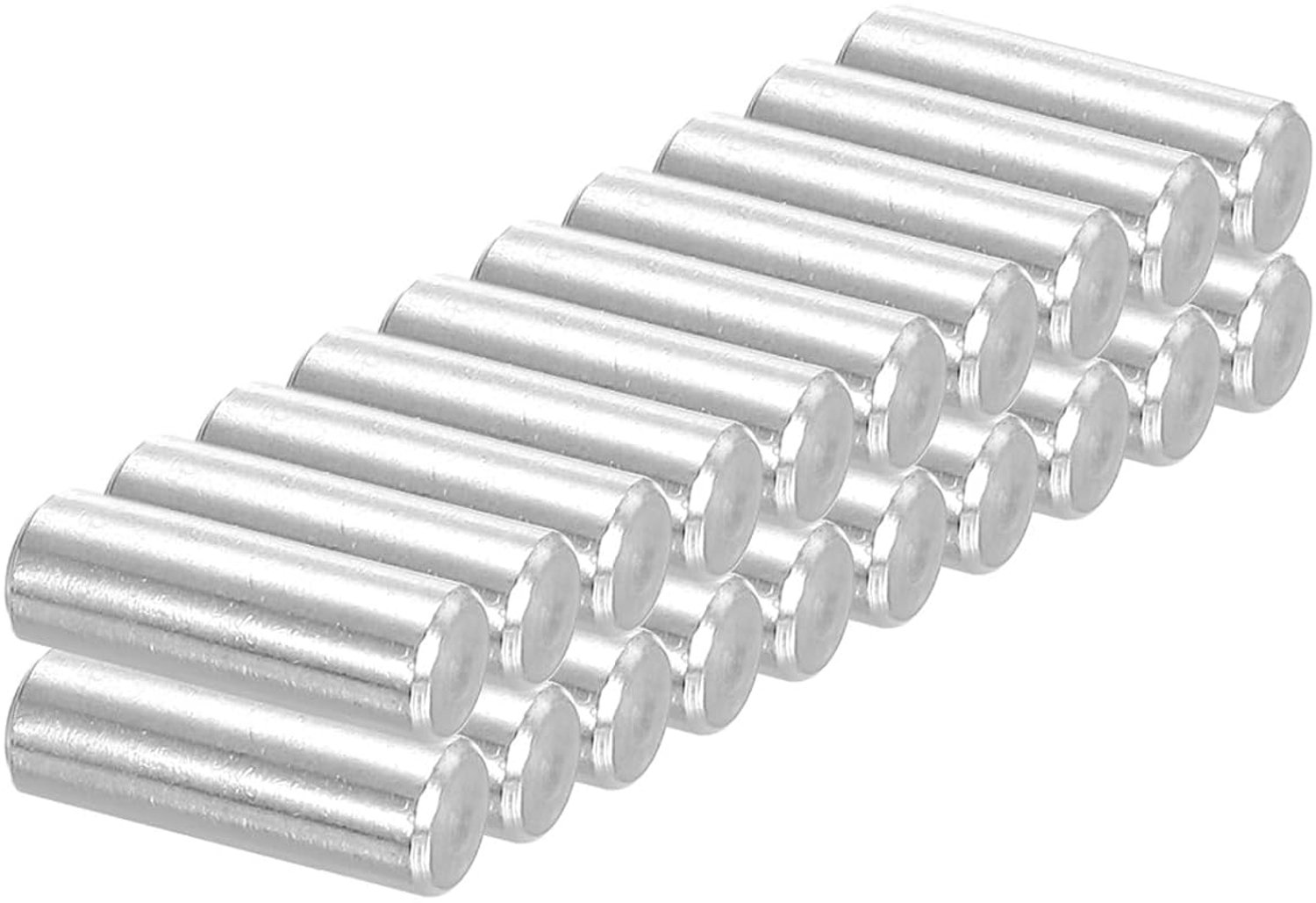 Vergrendelingspinnen 6 x 16 mm - roestvrij staal - corrosiebestendig - reservepennen voor meubels - 20 stuks - ServiceTopper
