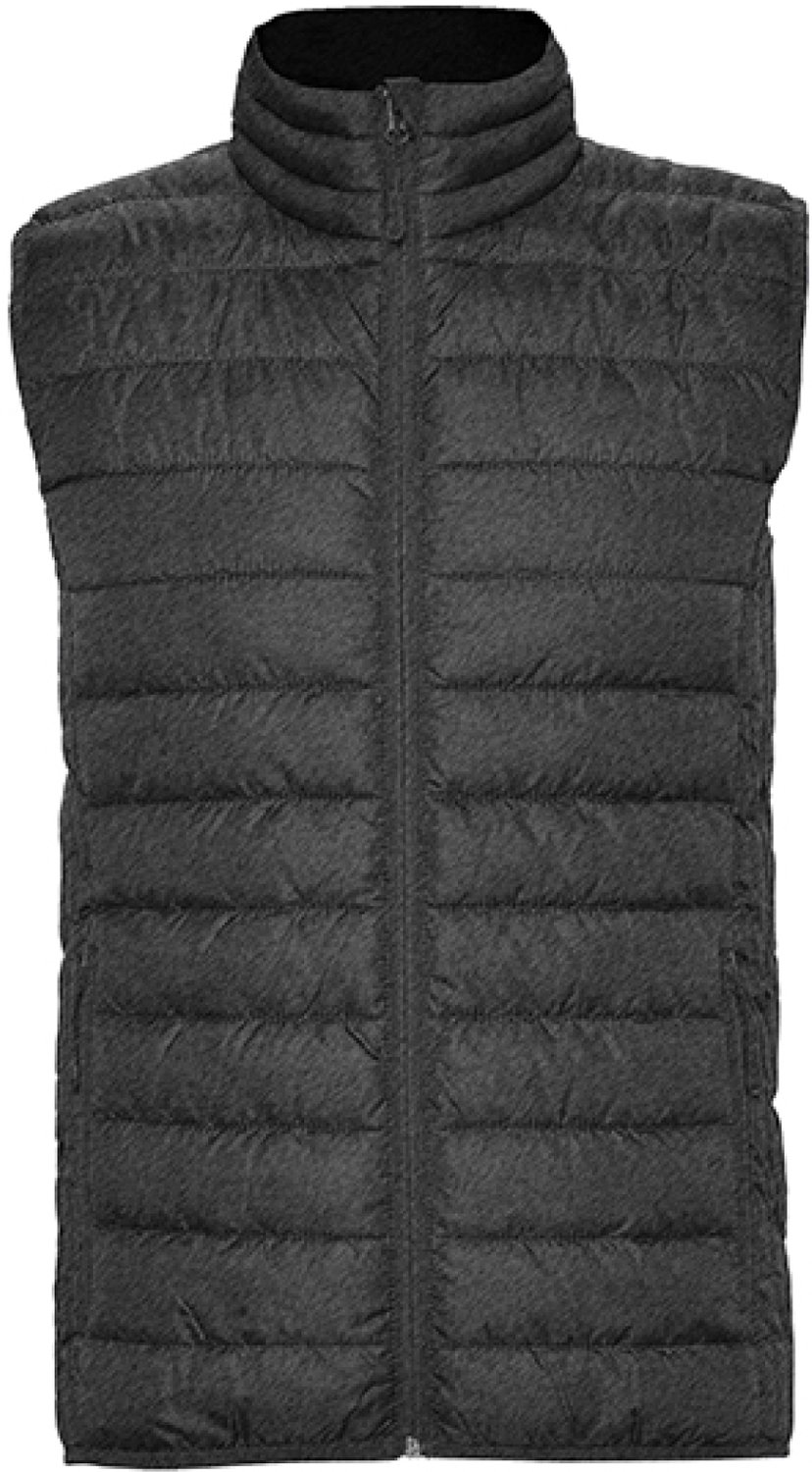 Roly Men´ Oslo Bodywarmer RY5092 Melange 243 Zwart