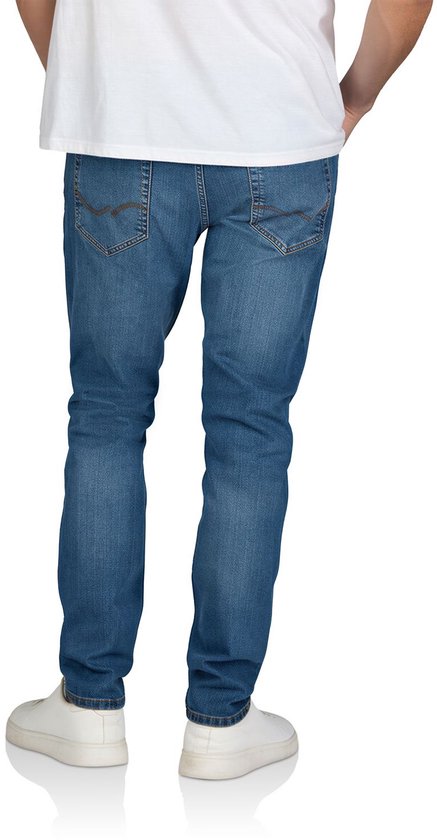 Jack & Jones Heren Jeans Broeken JJIGLENN JJICON SQ slim Fit Blauw Volwassenen Denim Jeansbroek Spijkerbroek heren